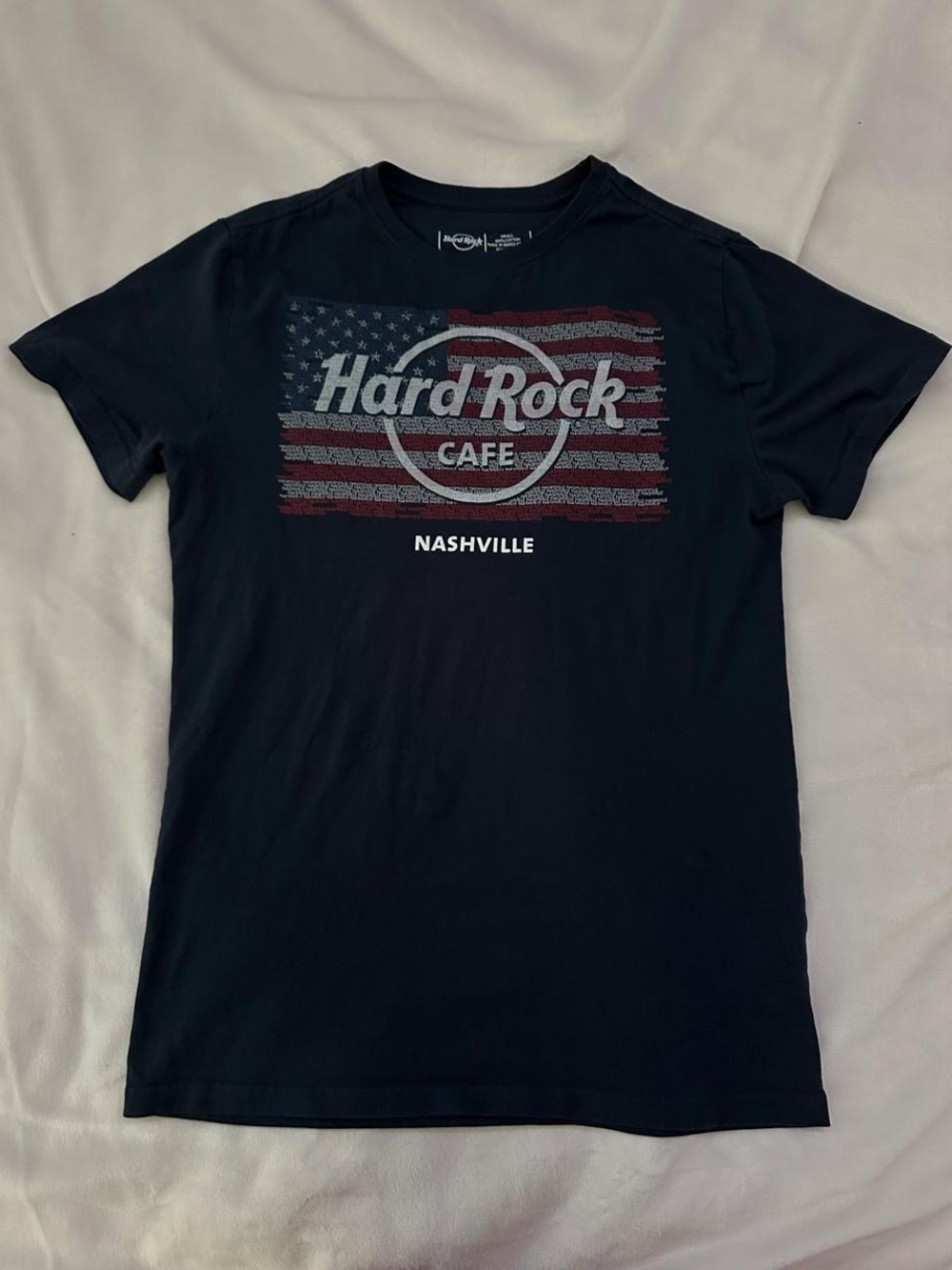 Hard Rock Cafe Nashville Navy Blue Shirt